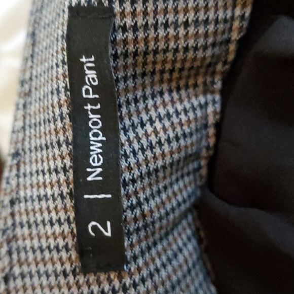 Talbots, wool blend houndstooth trousers - Picture 7 of 8